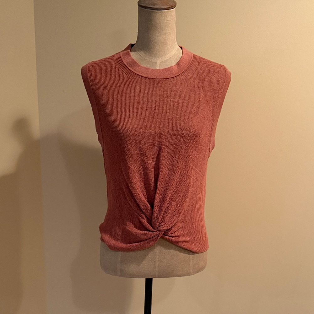 Veronica Beard Kellen Twist Front Sweater